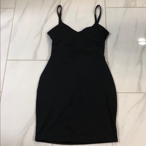 Black stretchy dress